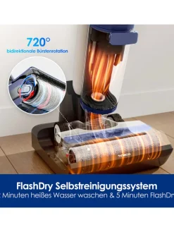 Tineco Staubsauger|Klima & Haushalt<Nass-/ Trockensauger "Floor One S7 Flashdry Pet" in Dunkelblau