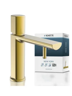 Franz Joseph Schütte Badarmaturen<NEW YORK Waschtischarmatur, Gold matt