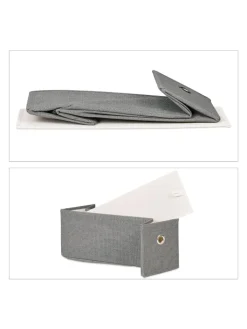 relaxdays Regale & Schränke<Nischenregal in Braun/ Grau - (B)20 x (H)76 x (T)48 cm