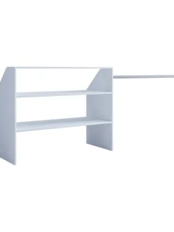 VCM Regale & Schränke<Offener Kleiderschrank Dachschrägen Regal Dacho l in Weiß