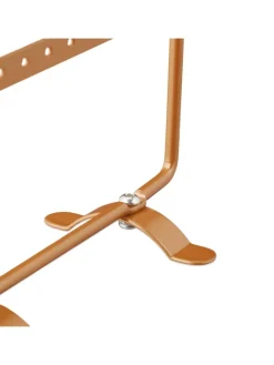 relaxdays Schmuckkästen<Ohrringhalter in Bronze - (B)16,5 x (H)30,5 x (T)6,5 cm