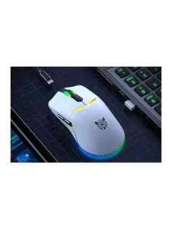 Wisam® Tablets, Konsolen & Elektronisches Spielzeug<ONIKUMA CW928 Gaming-Maus (weiß)