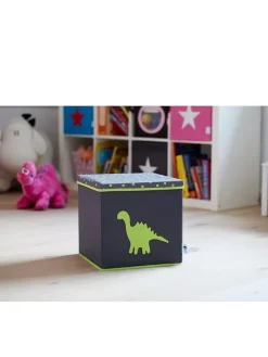 STORE IT Kisten & Körbe<Ordnungsbox in Grau/ Grün - (B)33 x (H)33 x (T)33 cm