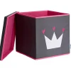 STORE IT Kisten & Körbe<Ordnungsbox in Grau/ Pink - (B)33 x (H)33 x (T)33 cm