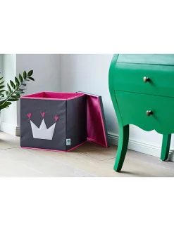 STORE IT Kisten & Körbe<Ordnungsbox in Grau/ Pink - (B)33 x (H)33 x (T)33 cm