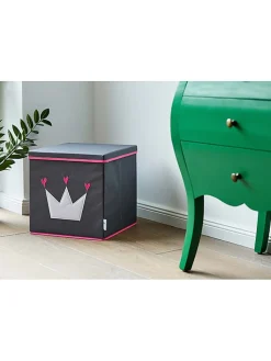 STORE IT Kisten & Körbe<Ordnungsbox in Grau/ Pink - (B)33 x (H)33 x (T)33 cm