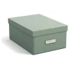 BigsoBox Kisten & Körbe<Ordnungsbox in Grün - (B)22,5 x (H)13,5 x (T)31,5 cm