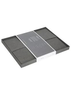 BigsoBox Kisten & Körbe<Ordnungsbox "Katrin" in Grau - (B)34,5 x (H)18,5 x (T)45 cm