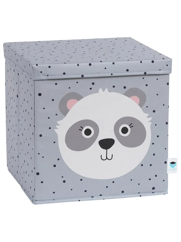STORE IT Kisten & Körbe<Ordnungsbox "Panda" in Grau - (B)33 x (H)33 x (T)33 cm
