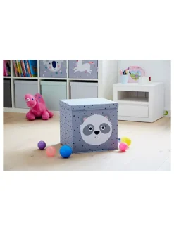STORE IT Kisten & Körbe<Ordnungsbox "Panda" in Grau - (B)33 x (H)33 x (T)33 cm