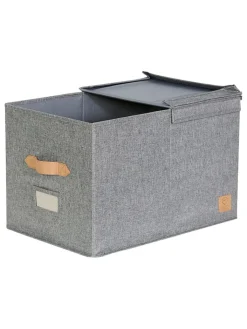 STORE IT Kisten & Körbe<Ordnungsbox "Premium" in Grau - (B)33 x (H)50 x (T)32 cm