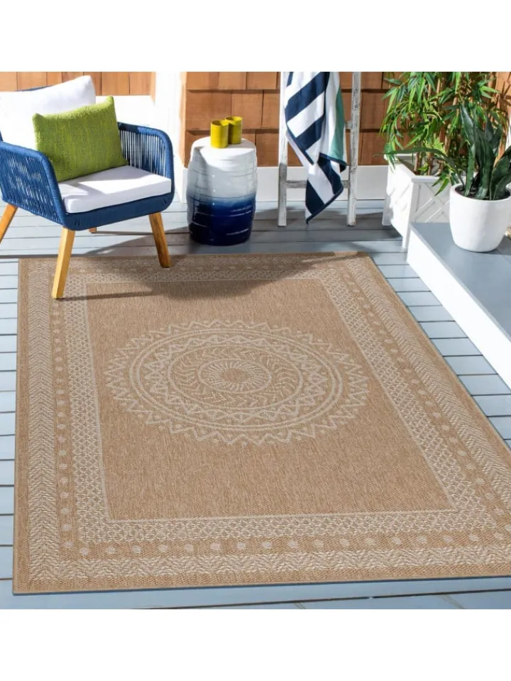 Melius Vivere Outdoorteppiche<Outdoor Teppich DHAKA Beige