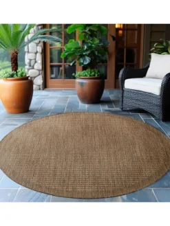 Melius Vivere Outdoorteppiche<Outdoor Teppich GIZA Braun