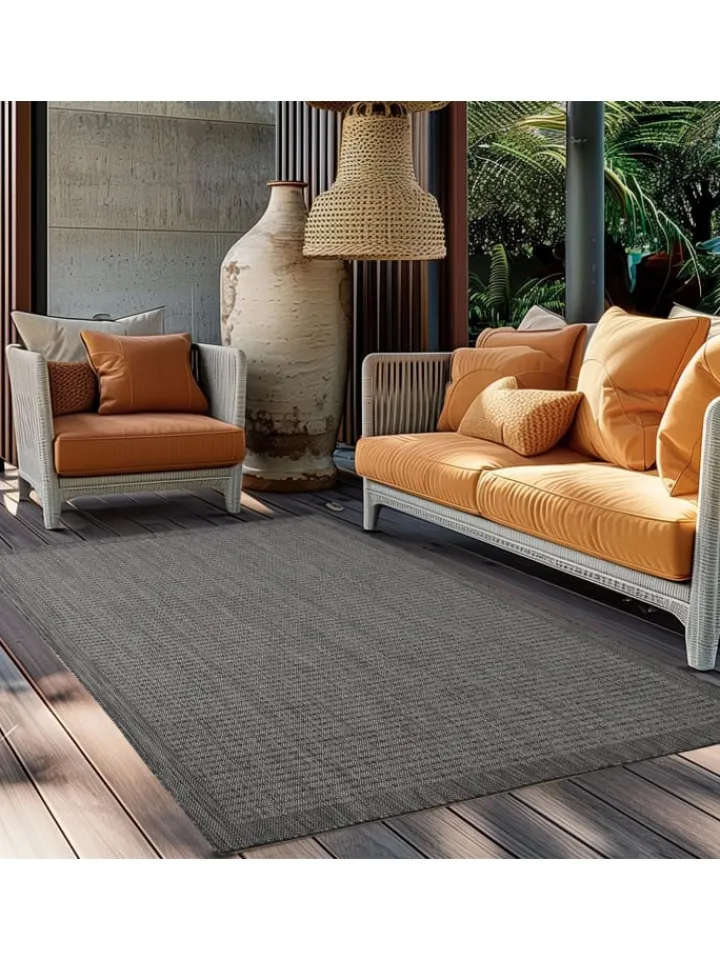 Melius Vivere Outdoorteppiche<Outdoor Teppich GIZA Schwarz