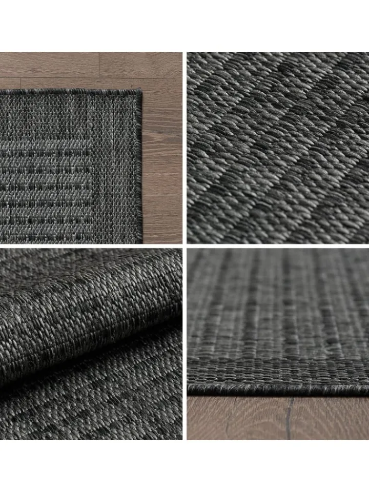 Melius Vivere Outdoorteppiche<Outdoor Teppich GIZA Schwarz