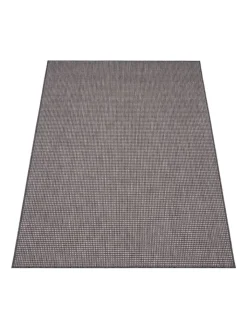 KADIMA DESIGN Outdoorteppiche<Outdoor Teppich Natur Balkon, Terrasse in Anthrazit