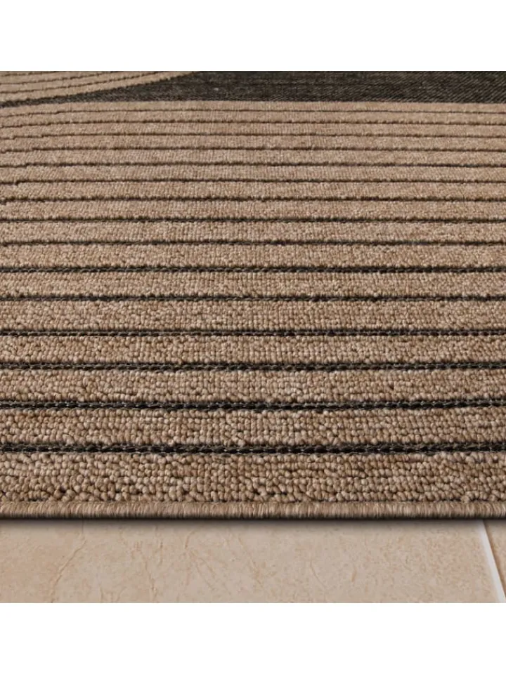 KADIMA DESIGN Outdoorteppiche<Outdoor Teppich Natur Balkon, Terrasse in Anthrazit