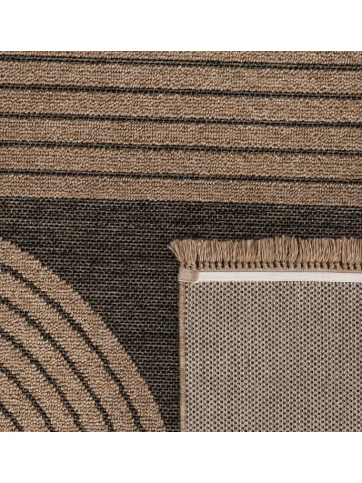 KADIMA DESIGN Outdoorteppiche<Outdoor Teppich Natur Balkon, Terrasse in Anthrazit