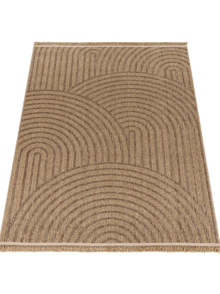 KADIMA DESIGN Outdoorteppiche<Outdoor Teppich Natur Balkon, Terrasse in Beige