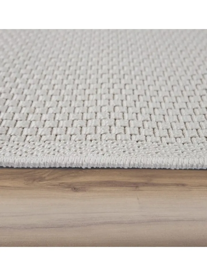 KADIMA DESIGN Outdoorteppiche<Outdoor Teppich Natur Balkon, Terrasse in Elfenbein