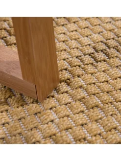 KADIMA DESIGN Outdoorteppiche<Outdoor Teppich Natur Balkon, Terrasse in Senf