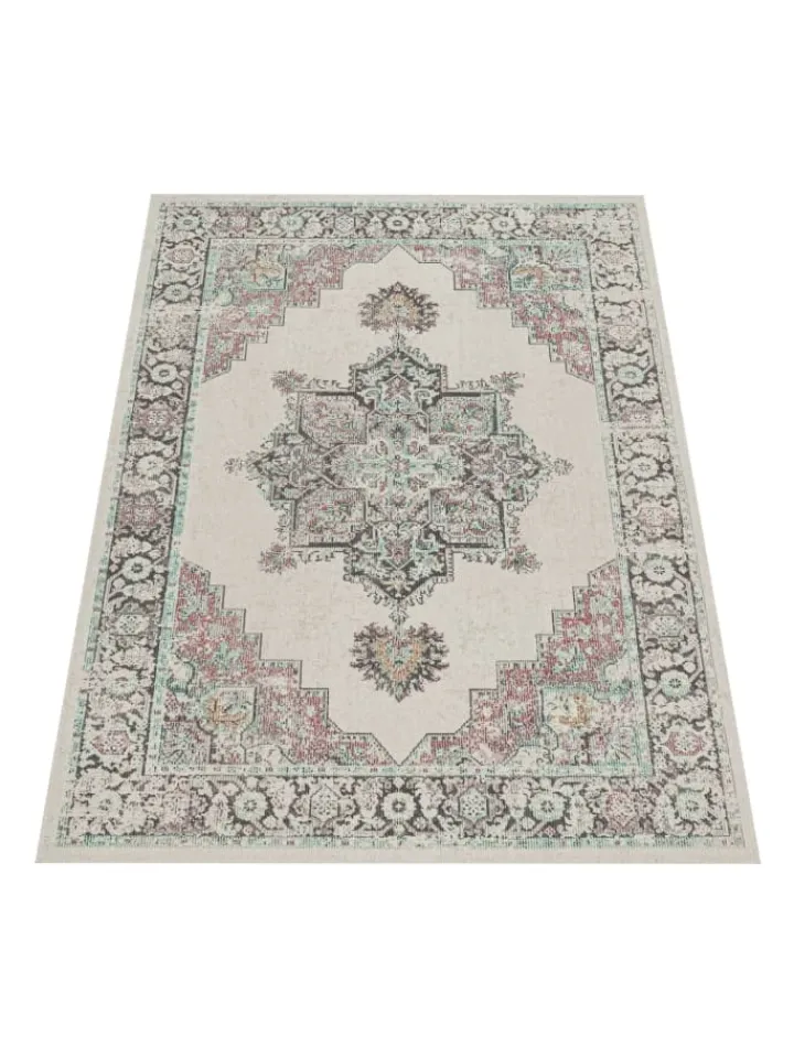 KADIMA DESIGN Outdoorteppiche<Outdoor Teppich Orientalisch Vintage Balkon, Terrasse in Creme
