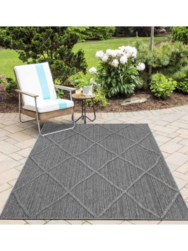 Melius Vivere Outdoorteppiche<Outdoor Teppich PATARA Grau