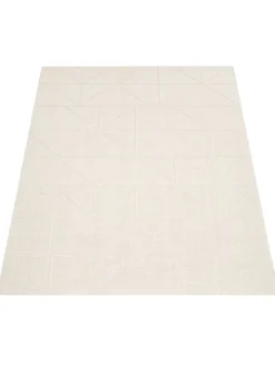 KADIMA DESIGN Outdoorteppiche<Outdoor Teppich Unifarben Geometrisch Balkon, Terrasse in Creme
