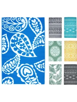 JACK Outdoorteppiche<Outdoor Teppich 120x180cm In- & Outdoor in Paisley Blau