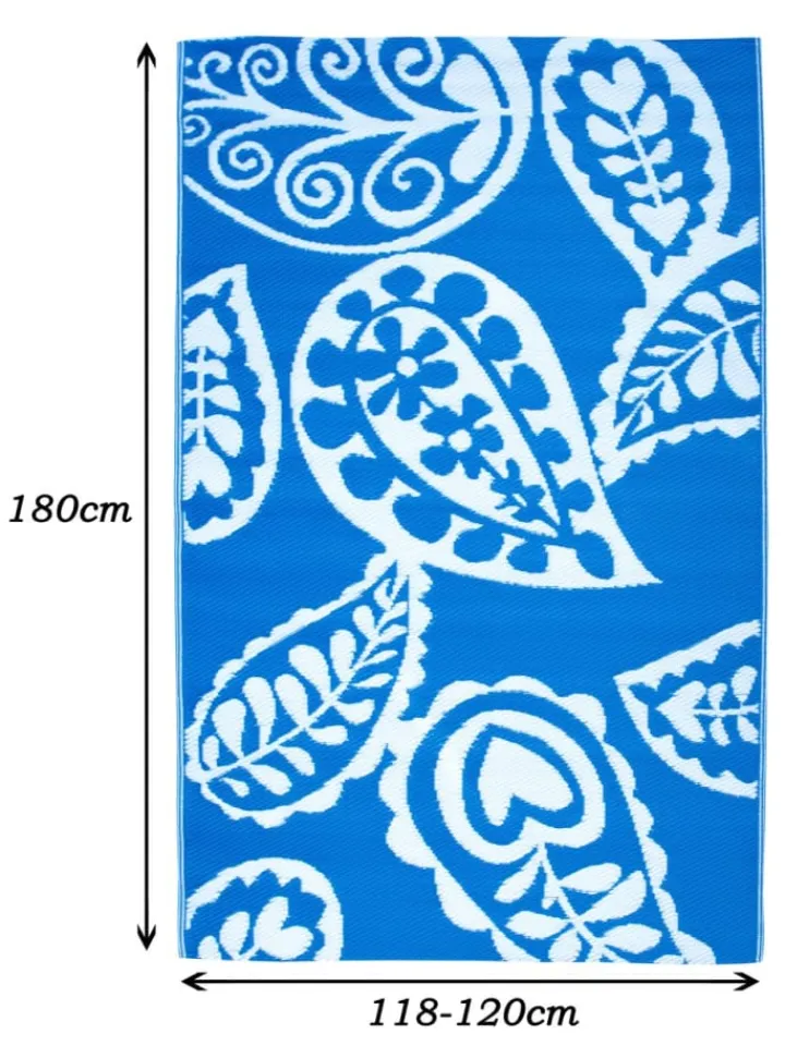 JACK Outdoorteppiche<Outdoor Teppich 120x180cm In- & Outdoor in Paisley Blau