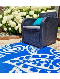 JACK Outdoorteppiche<Outdoor Teppich 120x180cm In- & Outdoor in Paisley Blau
