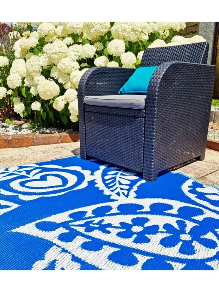 JACK Outdoorteppiche<Outdoor Teppich 120x180cm In- & Outdoor in Paisley Blau