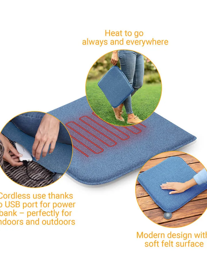 Medisana Technik|Pflege & Gesundheit<Outdoor-Heizkissen "OL 650" in Blau