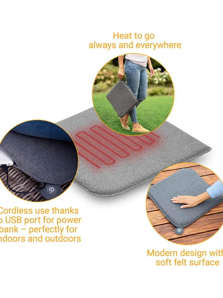 Medisana Pflege & Gesundheit<Outdoor-Heizkissen "OL 650" in Grau