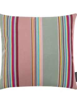 Magma Heimtex Kissen & Kissenhüllen<Outdoor-Kissenhülle "Saint Tropez" in Mint/ Rosa - (L)40 x (B)40 cm