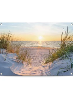 Orangewallz Wanddekoration<Outdoor-Kunstdruck "Evening Dunes"