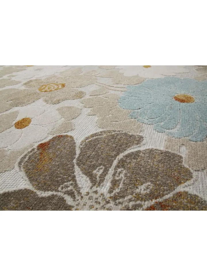 Wecon Home Outdoorteppiche<Outdoorteppich Beach Flower in beige, hellblau, gelb