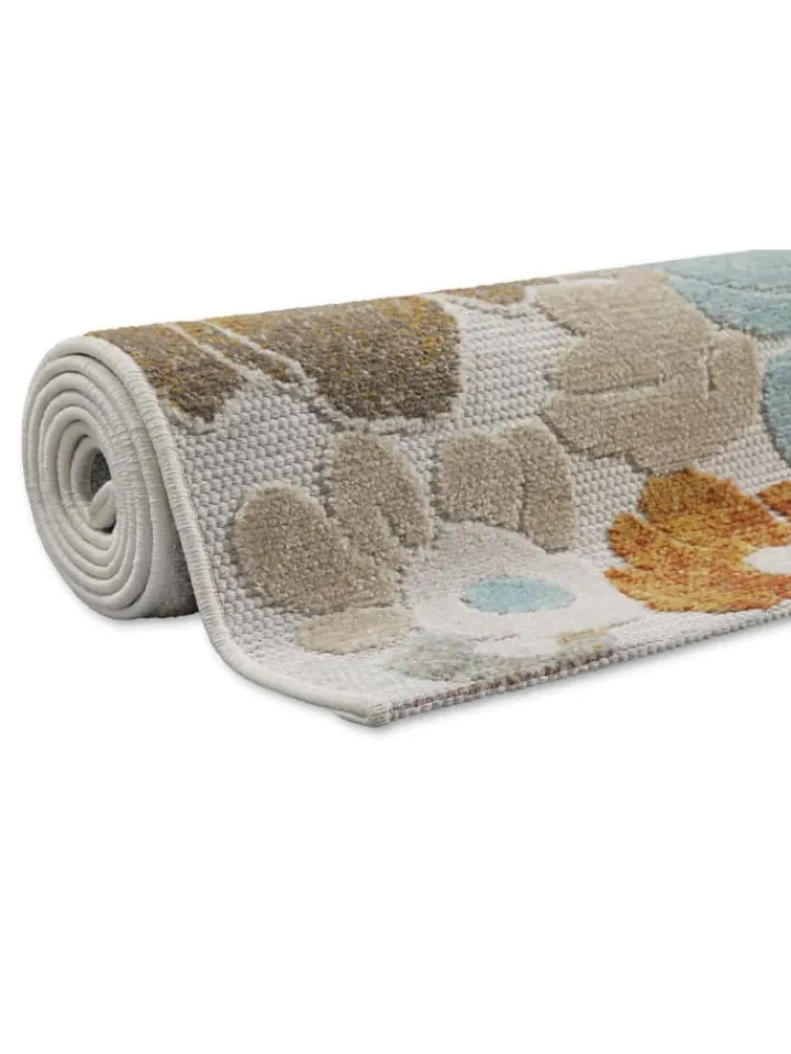 Wecon Home Outdoorteppiche<Outdoorteppich Beach Flower in beige, hellblau, gelb