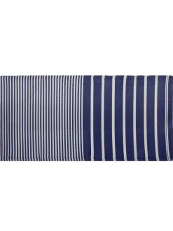 Beliani Outdoorteppiche<Outdoorteppich HALDIA in Blau/Weiß - (W) 90 x (H) 0.5 x (L) 180 cm
