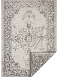 NORTHRUGS Outdoorteppiche<Outdoor-Wendeteppich "Borbon" in Grau/ Creme