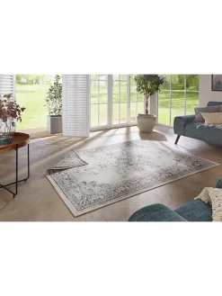 NORTHRUGS Outdoorteppiche<Outdoor-Wendeteppich "Borbon" in Grau/ Creme