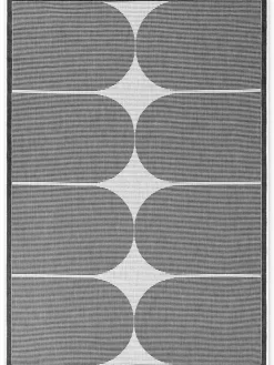 NORTHRUGS Outdoorteppiche<Outdoor-Wendeteppich "Bowen" in Schwarz/ Weiß