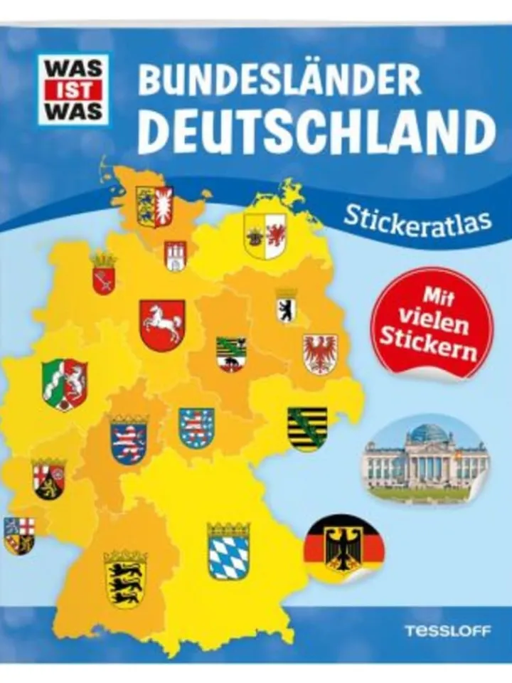 Tessloff Bücher<Papeterie/PBS - Bundesländer Deutschland Stickeratlas