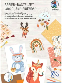 URSUS Partyzubehör & -Dekoration<Papier-Bastelset "Woodland friends" in Bunt