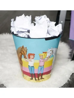 Geda Labels Mülleimer<Papierkorb Bibi und Tina in Blau - 10 Liter