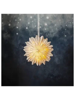 STAR Trading Lichterketten & Deko-Leuchten<Papierstern "Cloud" in Weiß - Ø 45 cm