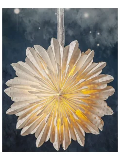 STAR Trading Lichterketten & Deko-Leuchten<Papierstern "Cloud" in Weiß - Ø 45 cm
