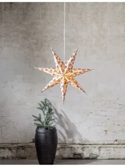 STAR Trading Lichterketten & Deko-Leuchten<Papierstern in Weiß - Ø 60 cm