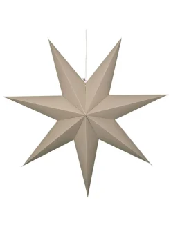 STAR Trading Lichterketten & Deko-Leuchten<Papierstern "Plain" in Beige - Ø 90 cm