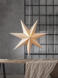 STAR Trading Lichterketten & Deko-Leuchten<Papierstern "Plain" in Beige - Ø 90 cm